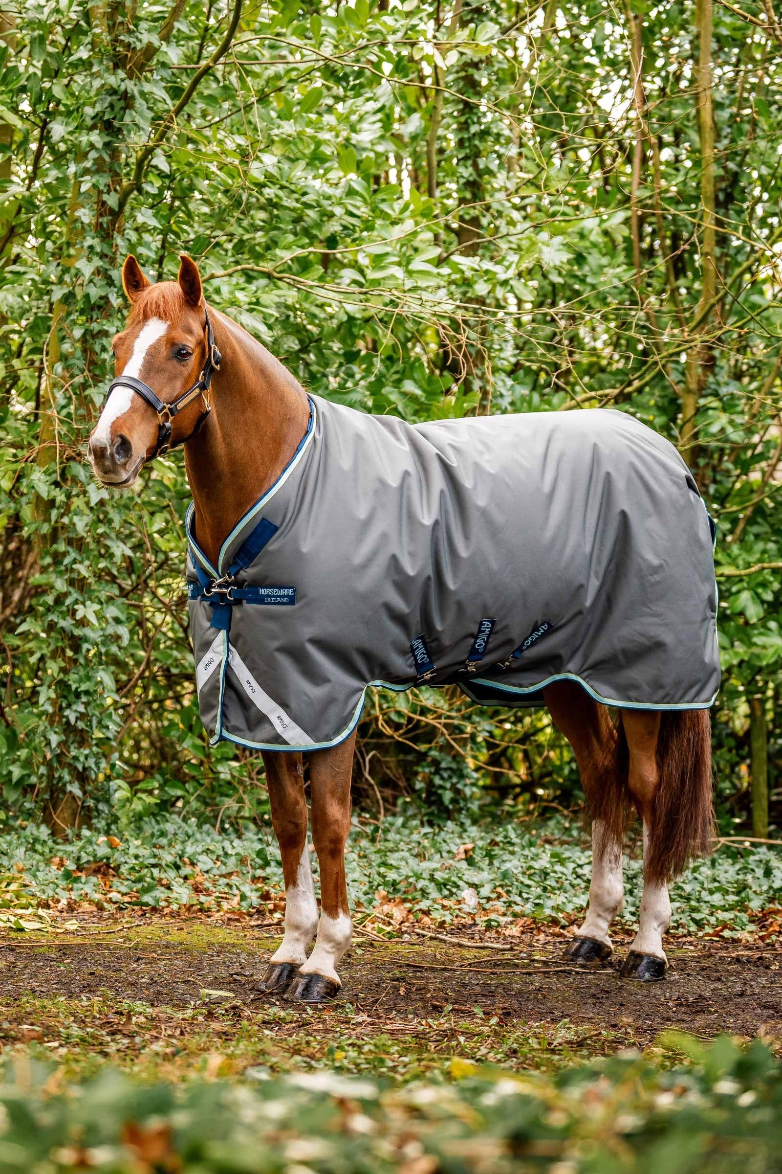 Horseware Amigo Bravo 12 Plus kültéri takaró levehető nyakrésszel, 400g Lótakarók
