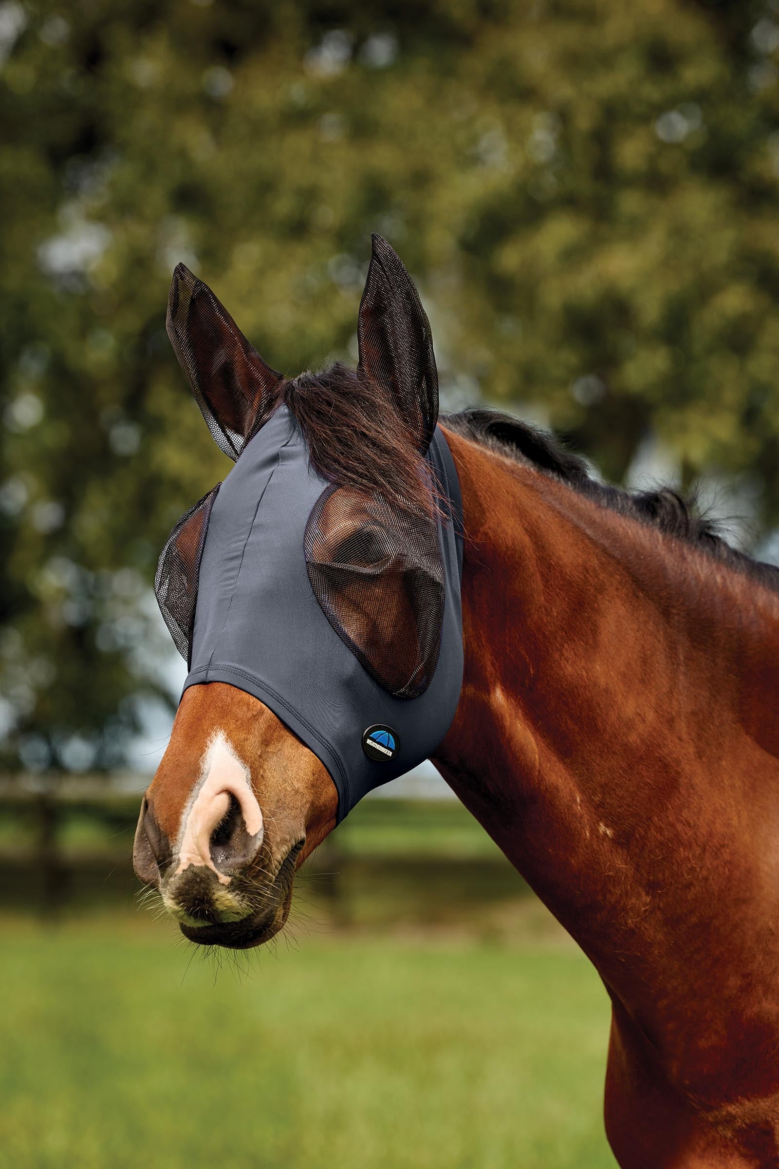 Weatherbeeta Comfitec Deluxe Stretch Fly Mask With Ears Antifly Protection for Horses
