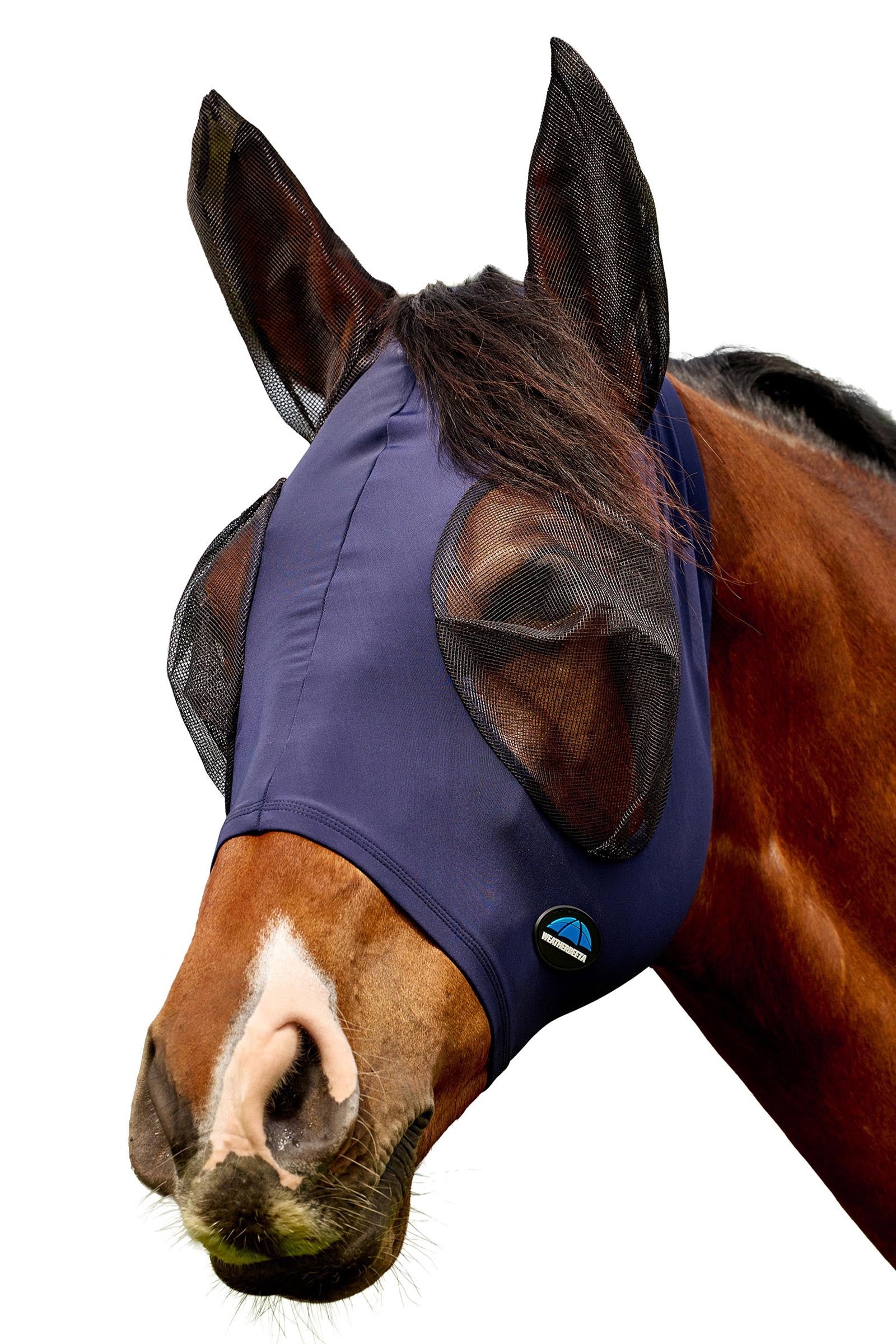 Weatherbeeta Comfitec Deluxe Stretch Légyálarc fülekkel Légy Elleni Védelem Lovaknak