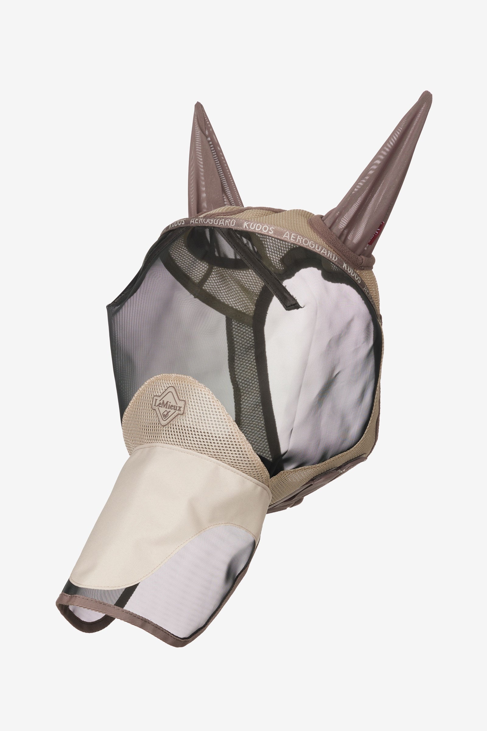 LeMieux Kudos AeroGuard Full Fly Mask Légy Elleni Védelem Lovaknak