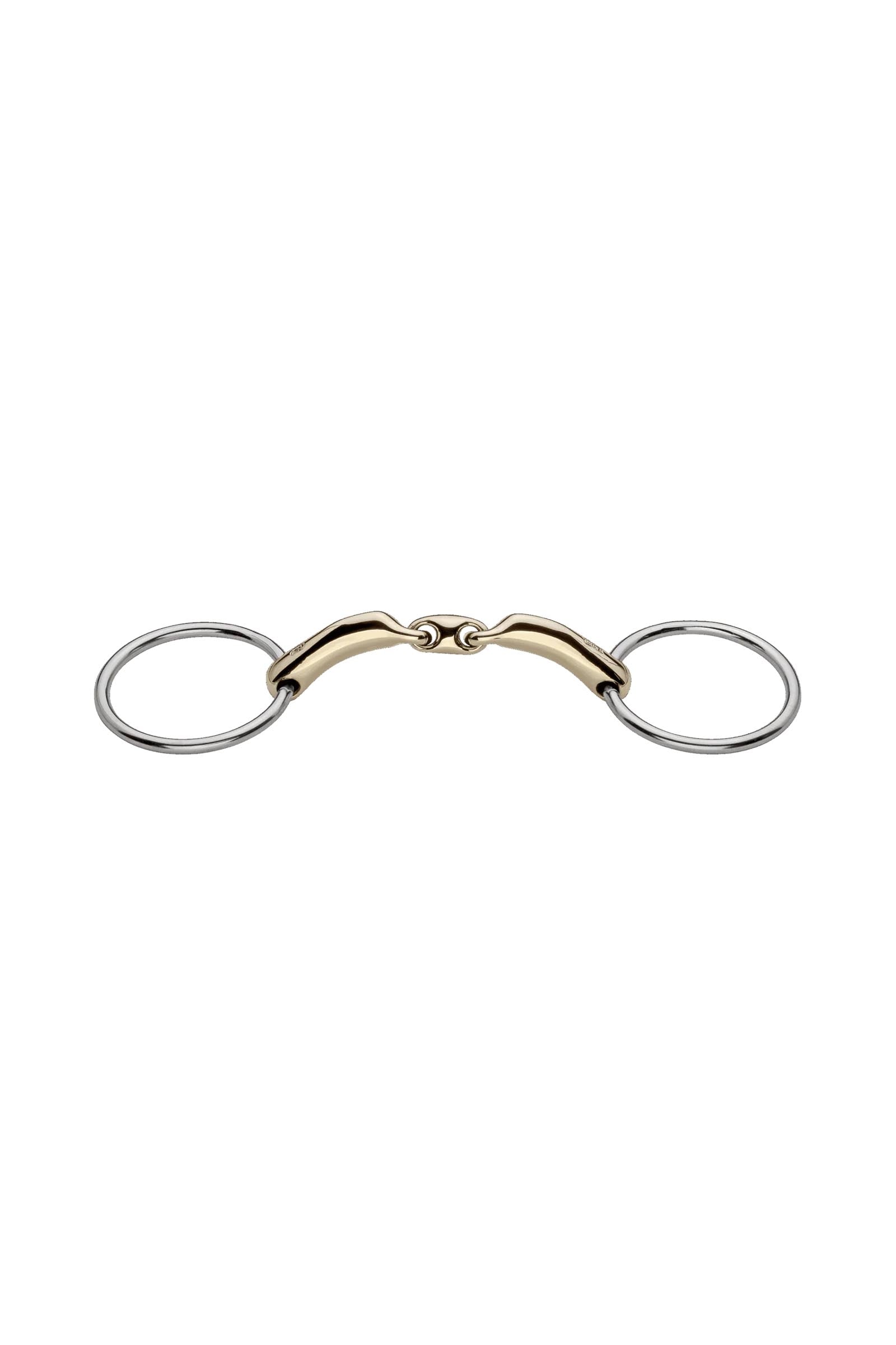 Sprenger Novocontact csikózabla, dupla tört, 14 mm, Sensogan Zablák