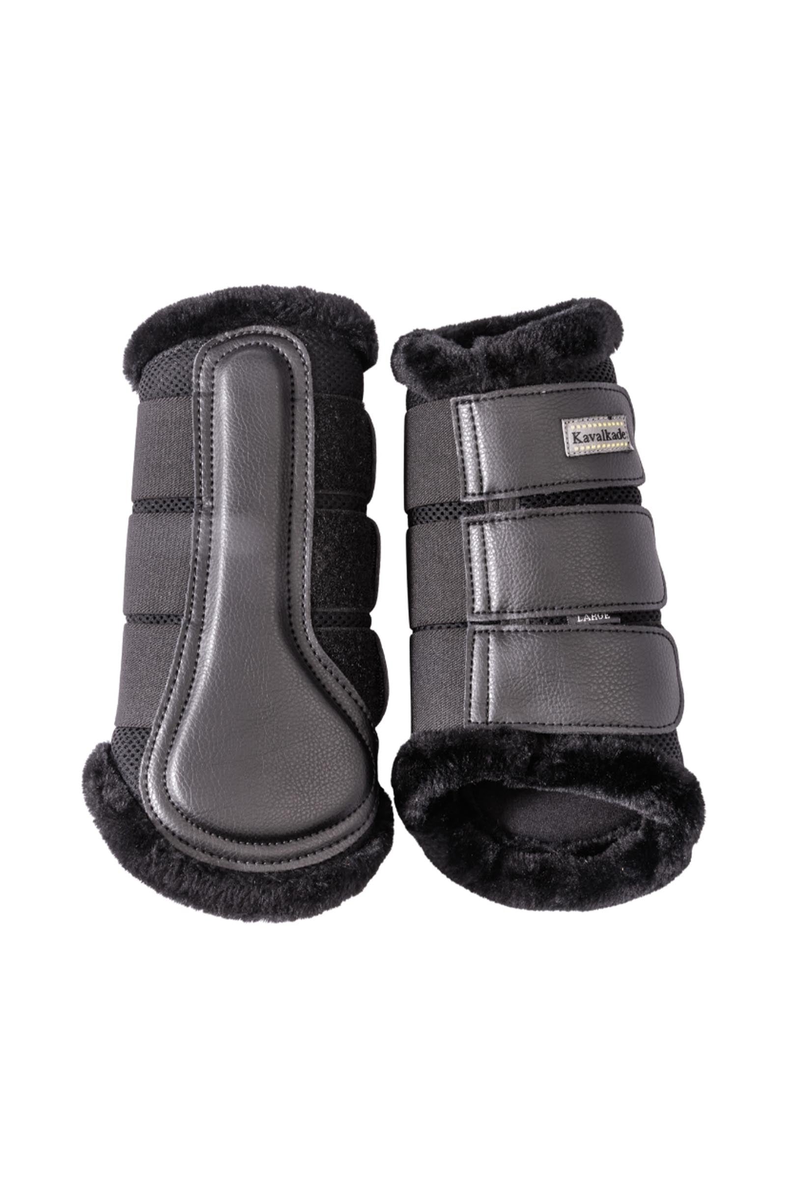 Kavalkade Anatomic Mesh lábvédők műszőrmével Leg Protection & Hoof Protection for Horses