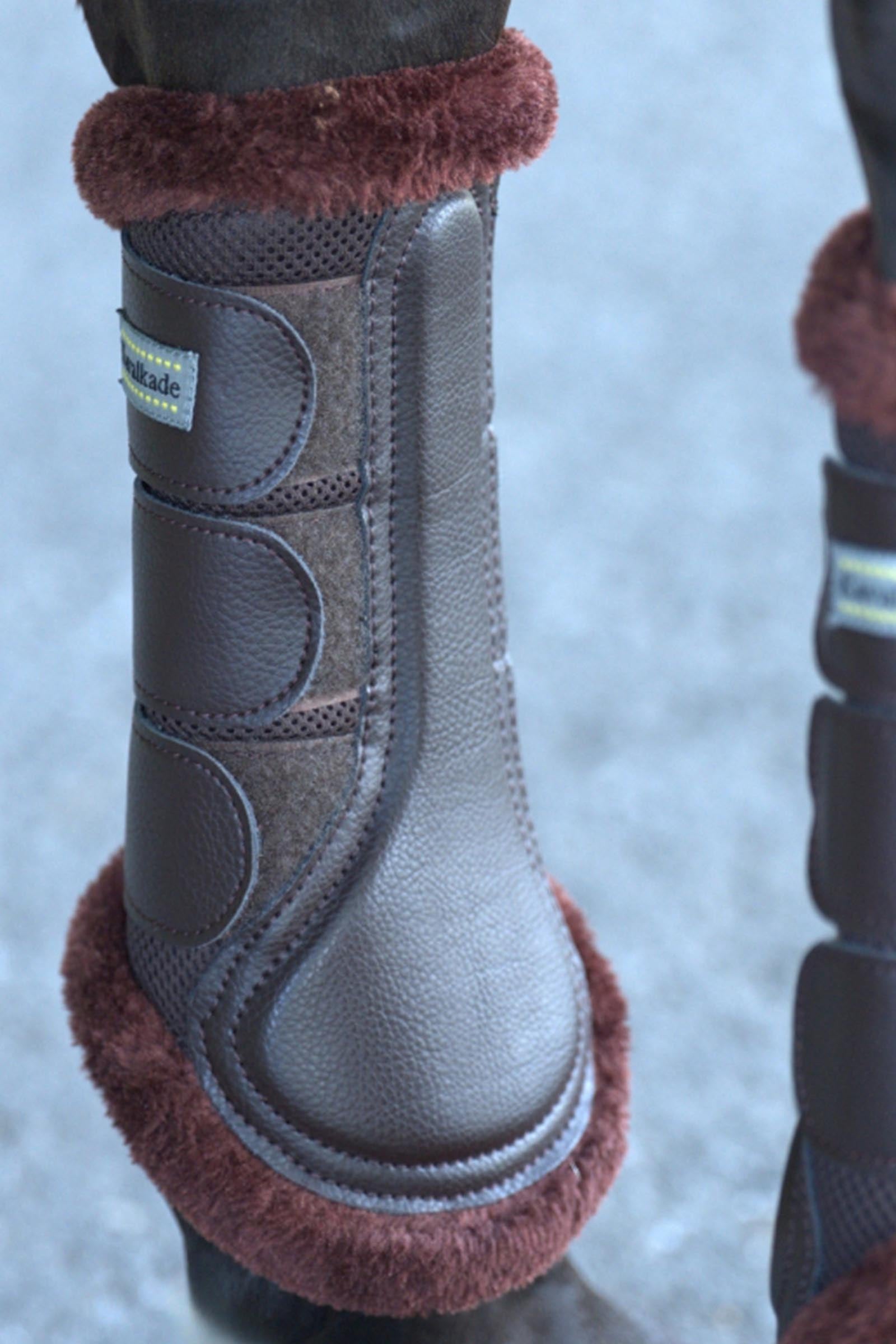 Kavalkade Anatomic Mesh Tendon Boots With Faux Fur Leg & Hoof Protection