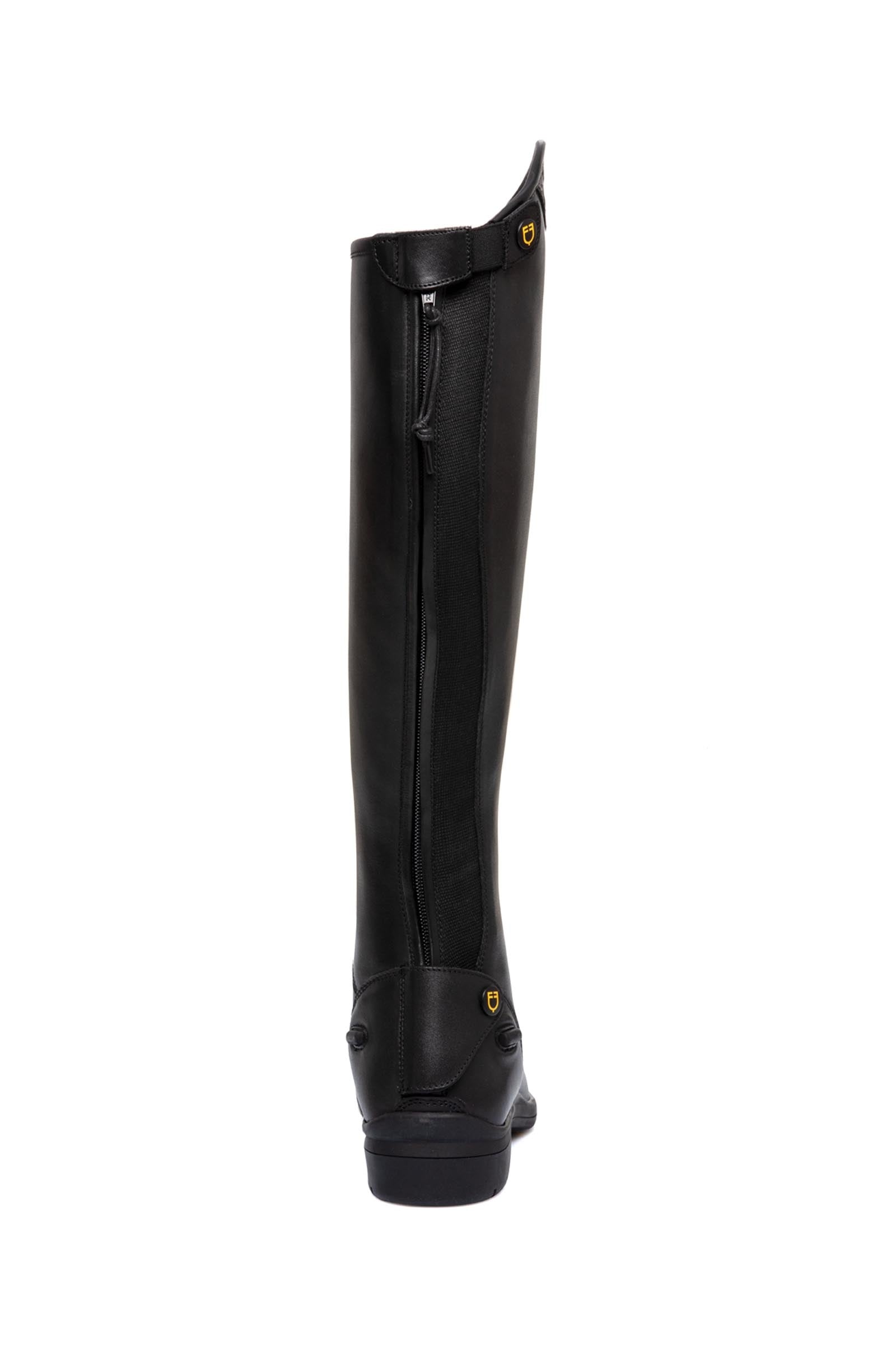 Equestro Unisex Boots With Laces and Multilogo Insert Riding Boots & Riding Shoes