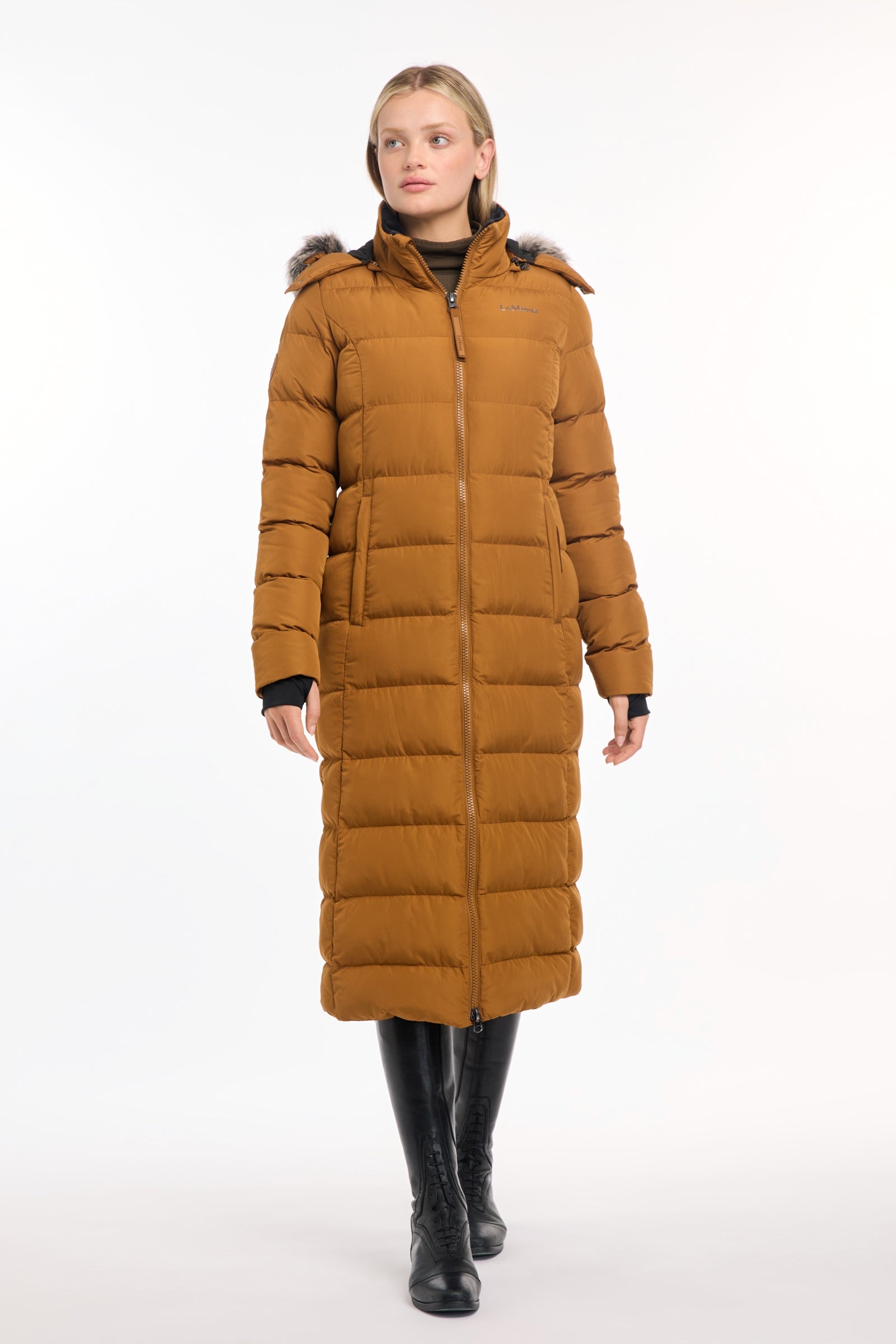 LeMieux Harper Women´s Longline Puffer Coat Noi Ruházat