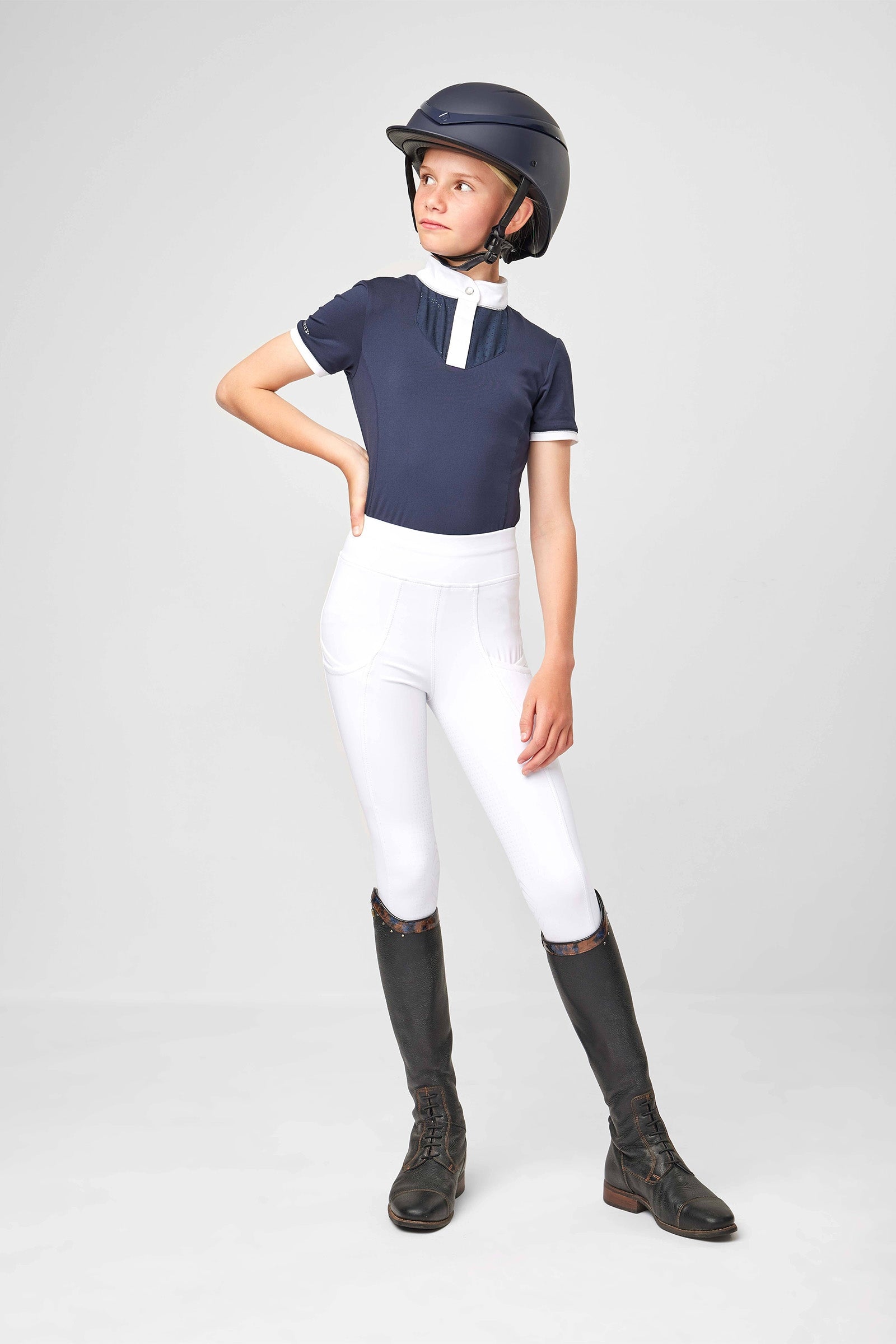 LeMieux Young Rider Belle Show Shirt Kids Apparel