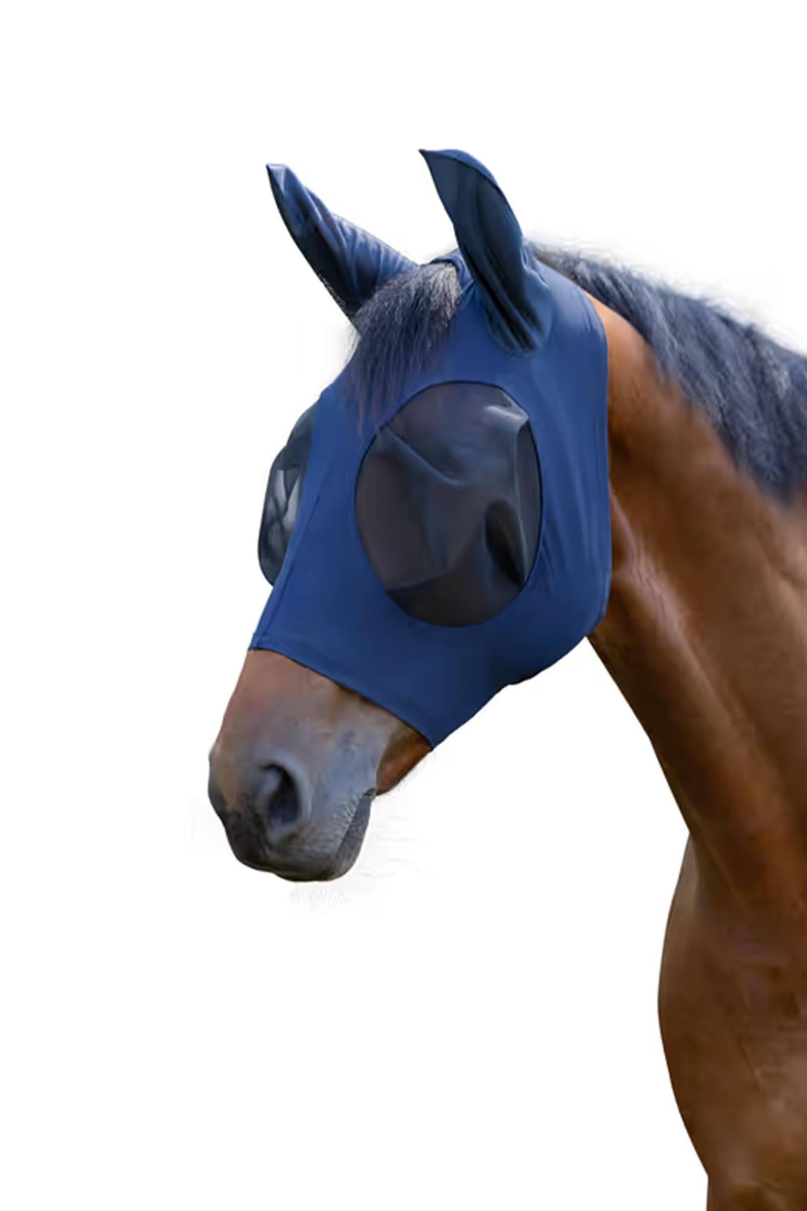 Covalliero FinoStretch Fly Bonnet Antifly Protection for Horses