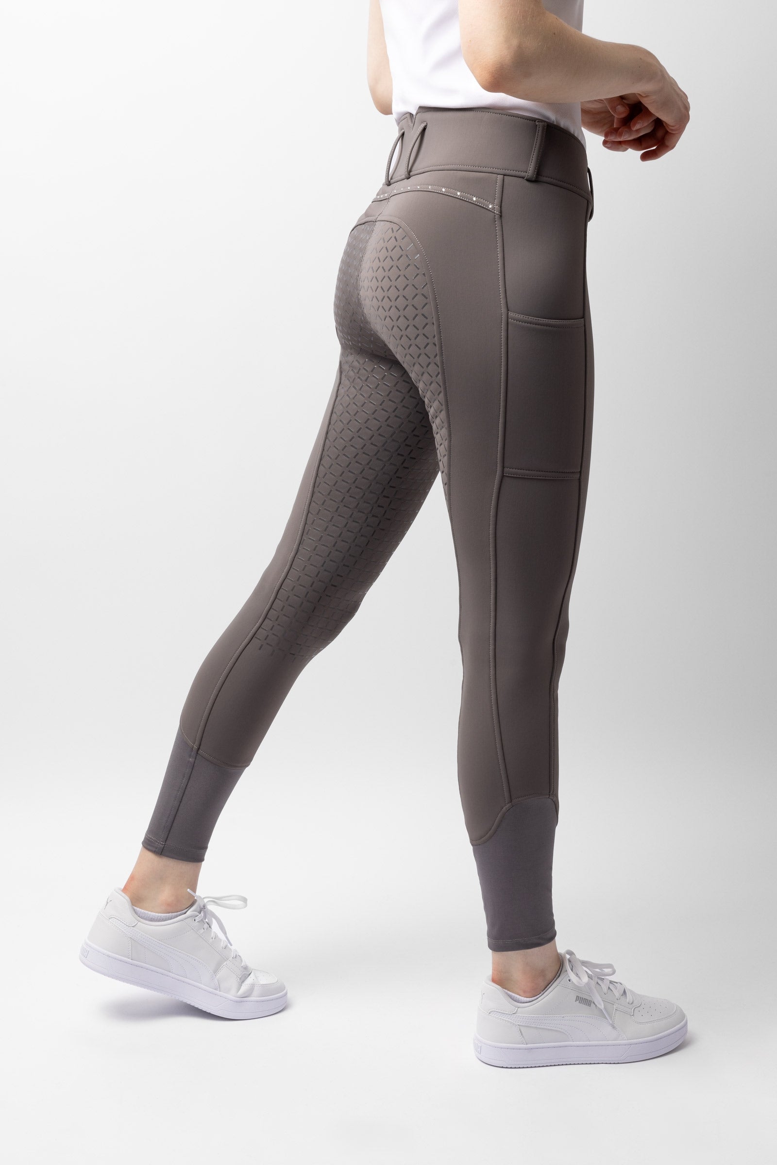 Horze Macy termo teljes markolatú lovaglónadrág Womens Breeches