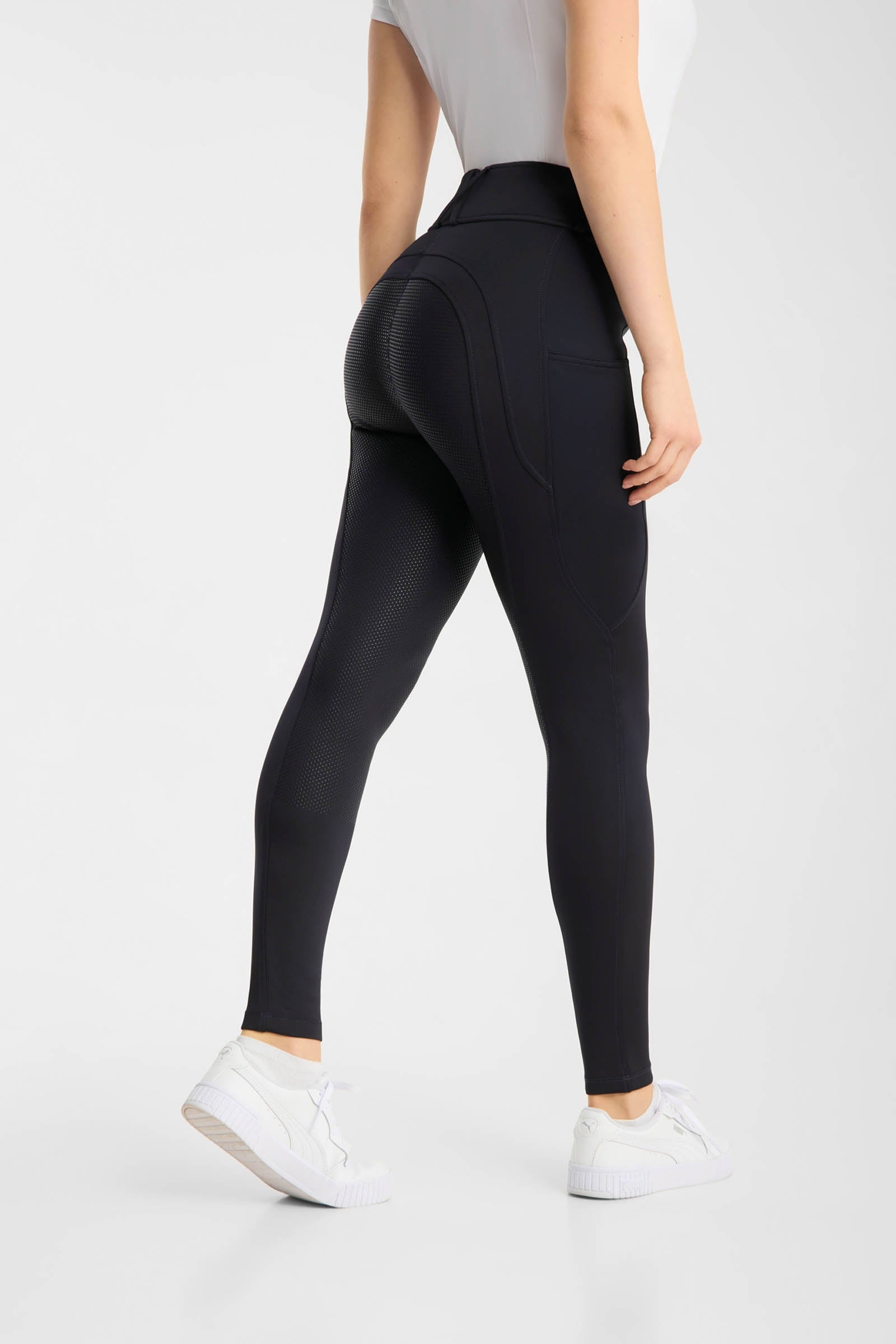 Horze Chara női teljes szilikonos lovaglónadrág Womens Breeches