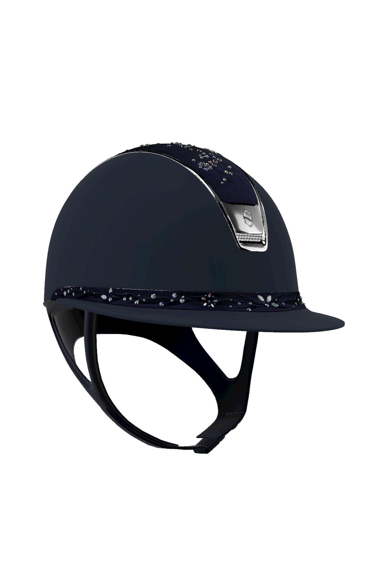 Samshield Miss Shield Shadowmatt virág Swarovski ékszerekkel, króm 2.0 Biztonsági Felszerelés