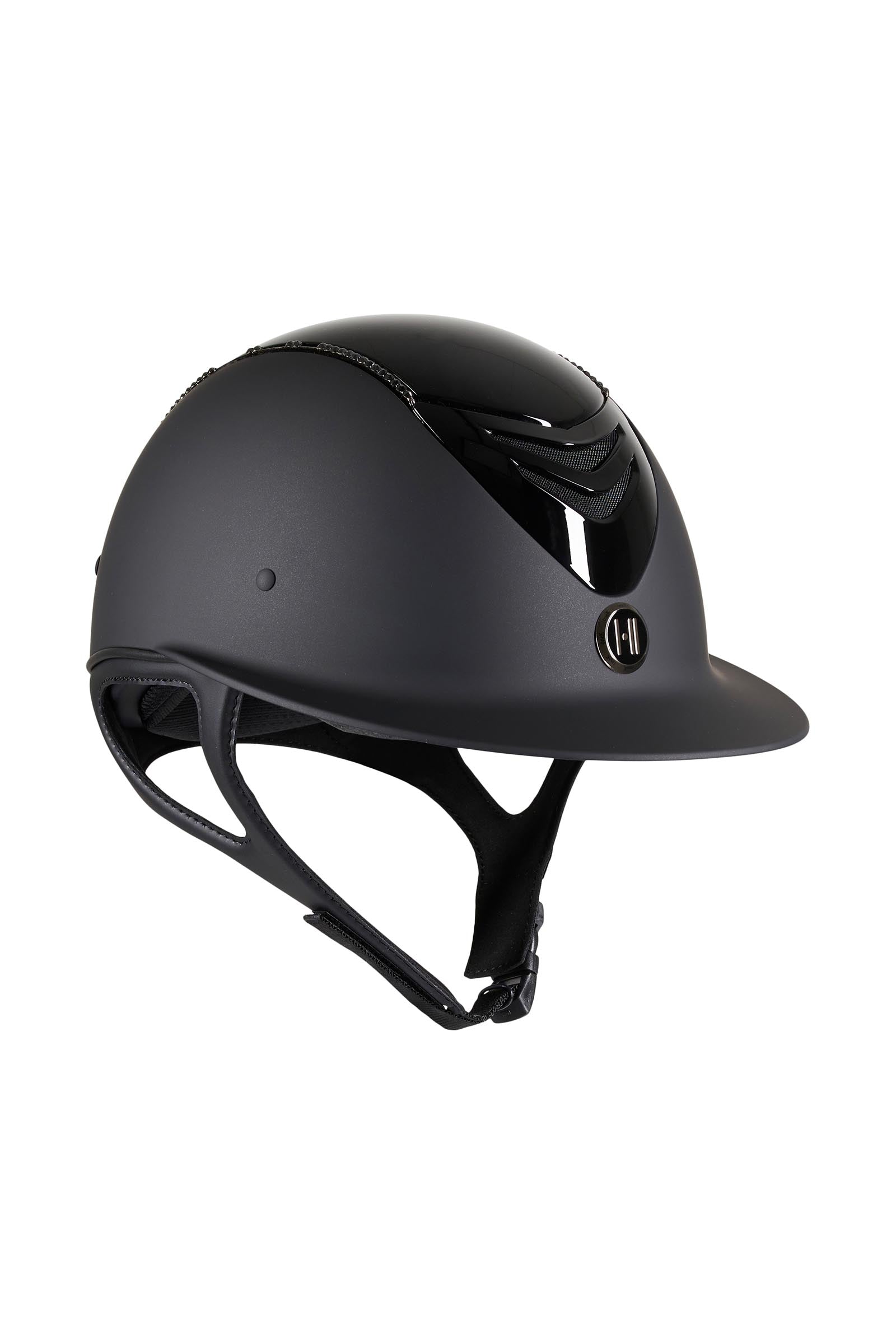 OneK Avance Glossy Top Swarovski Riding Helmet Biztonsági Felszerelés