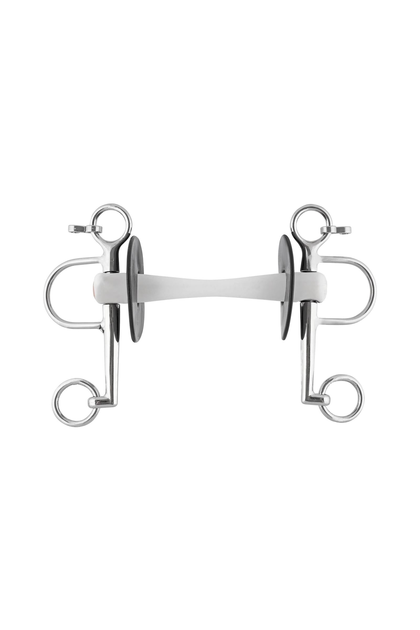 Sprenger Nathe Pelham Flexible Mullen Mouth, 20mm, Short Shanks, Thermoplastic Horse Bits