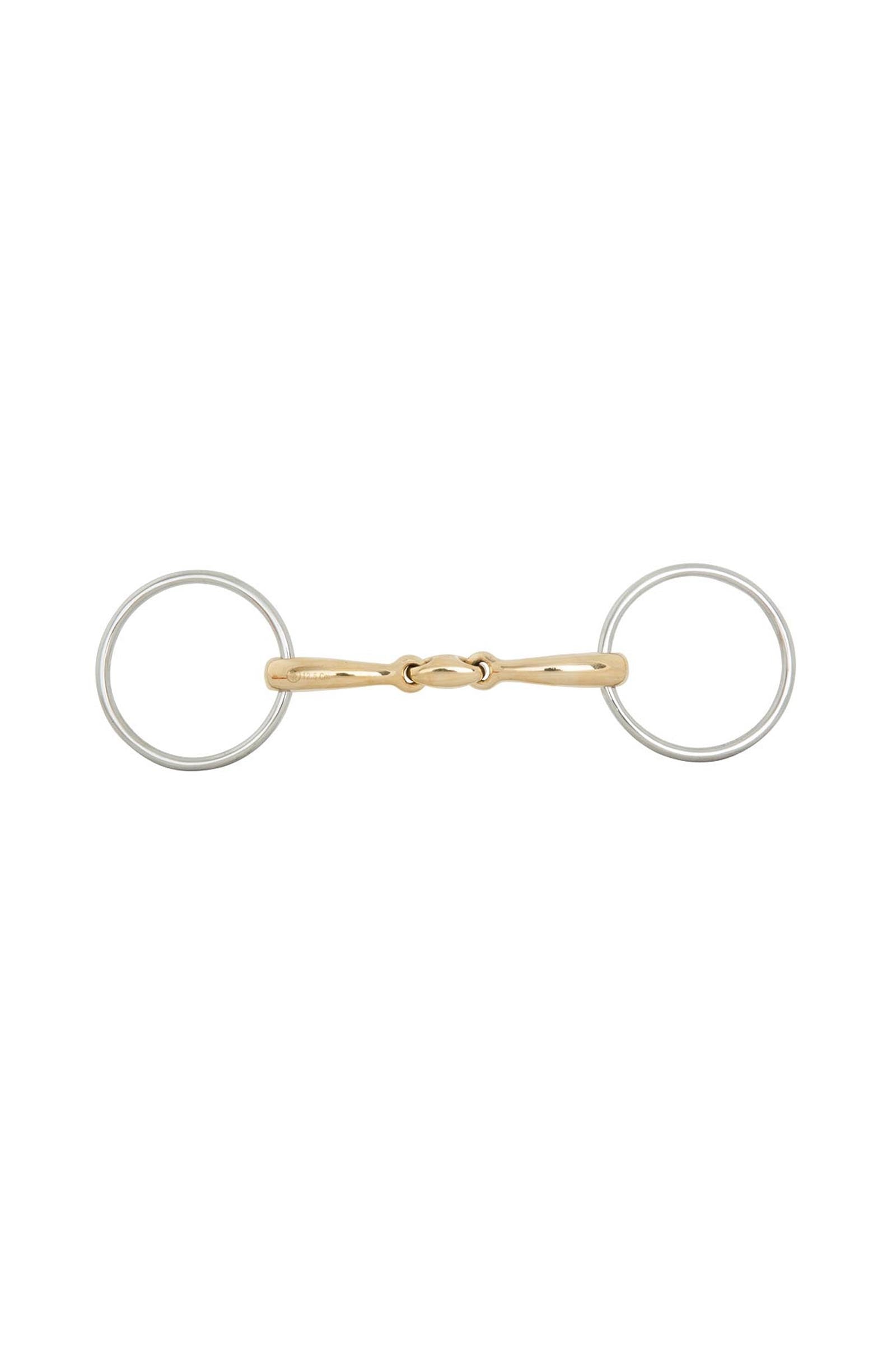 BR Loose Ring Snaffel 16mmsoft Contact Double Jointed Zablák