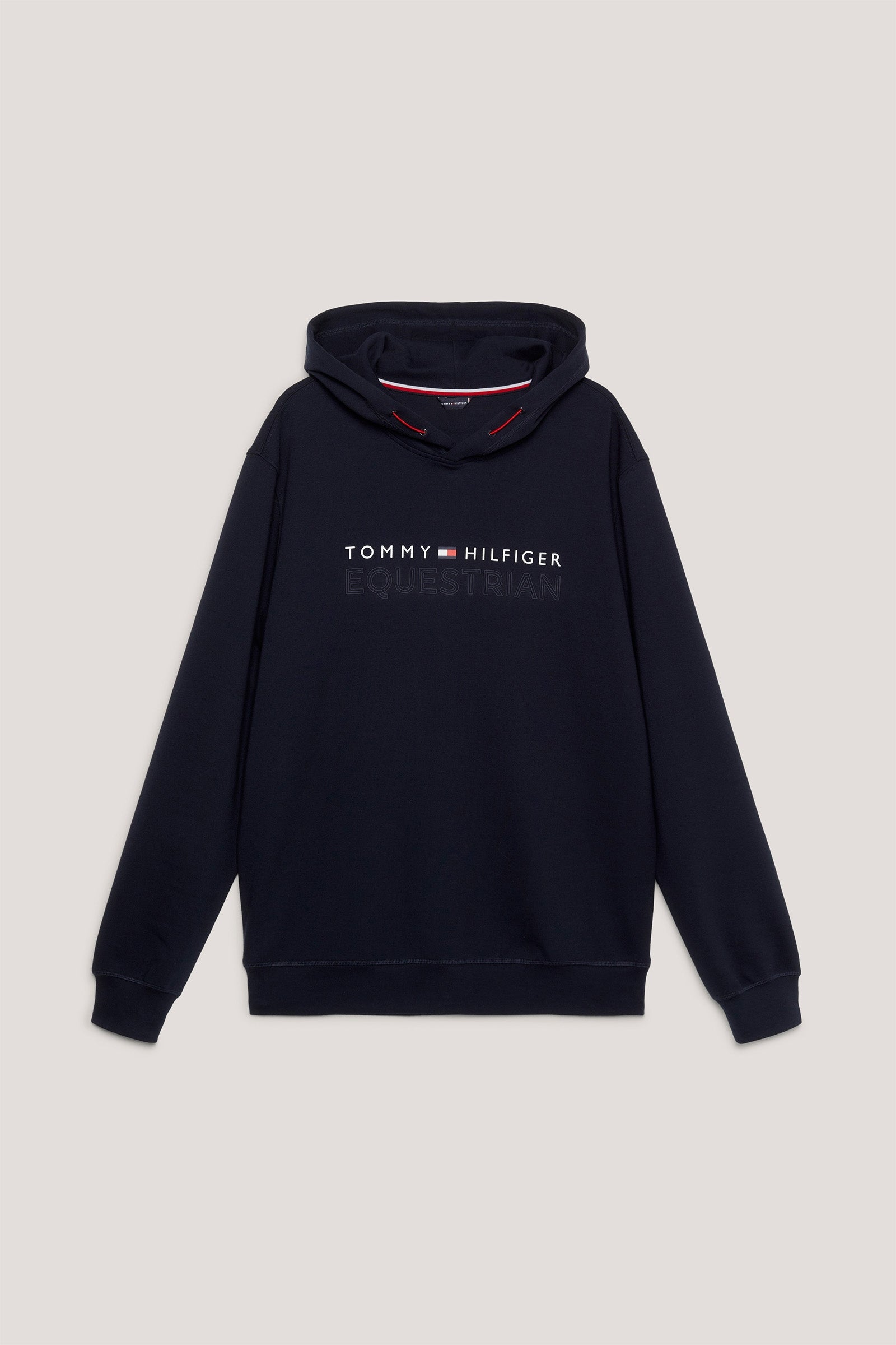 Tommy Hilfiger Equestrian London logós polár kapucnis pulóver Férfi Ruházat