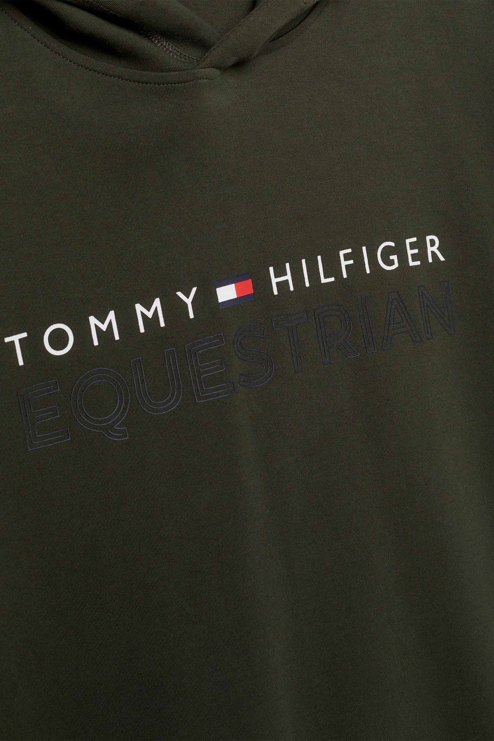 Tommy Hilfiger Equestrian London Logo Fleece Hoodie Mens Riding Clothing