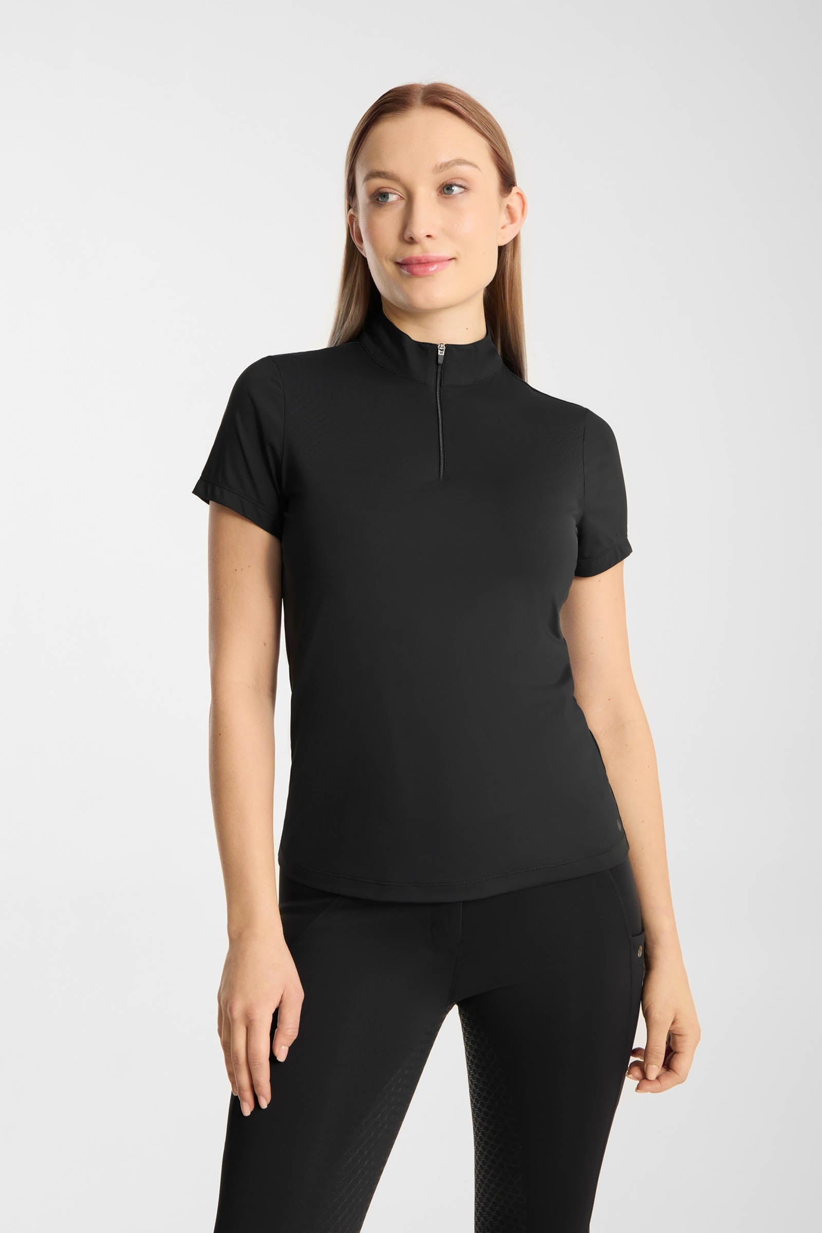 Horze Emmie női hűsítő edzőfelső rövid ujjal Noi Ruházat