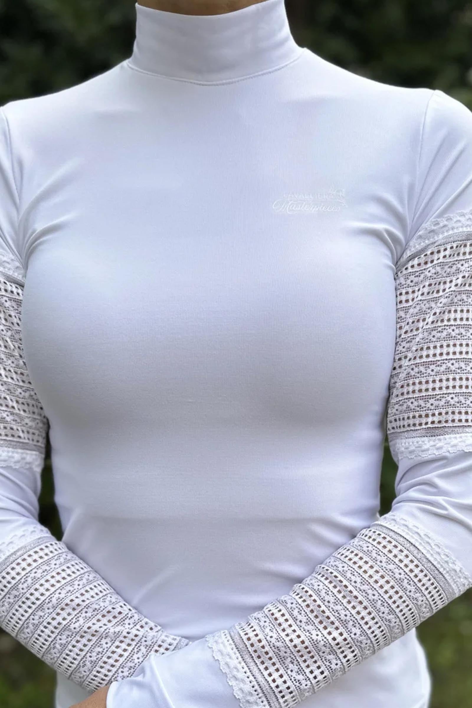 Cavalliera Riding Show Shirt Lace Touch, Women's Long Sleeve Women’s Riding Clothing