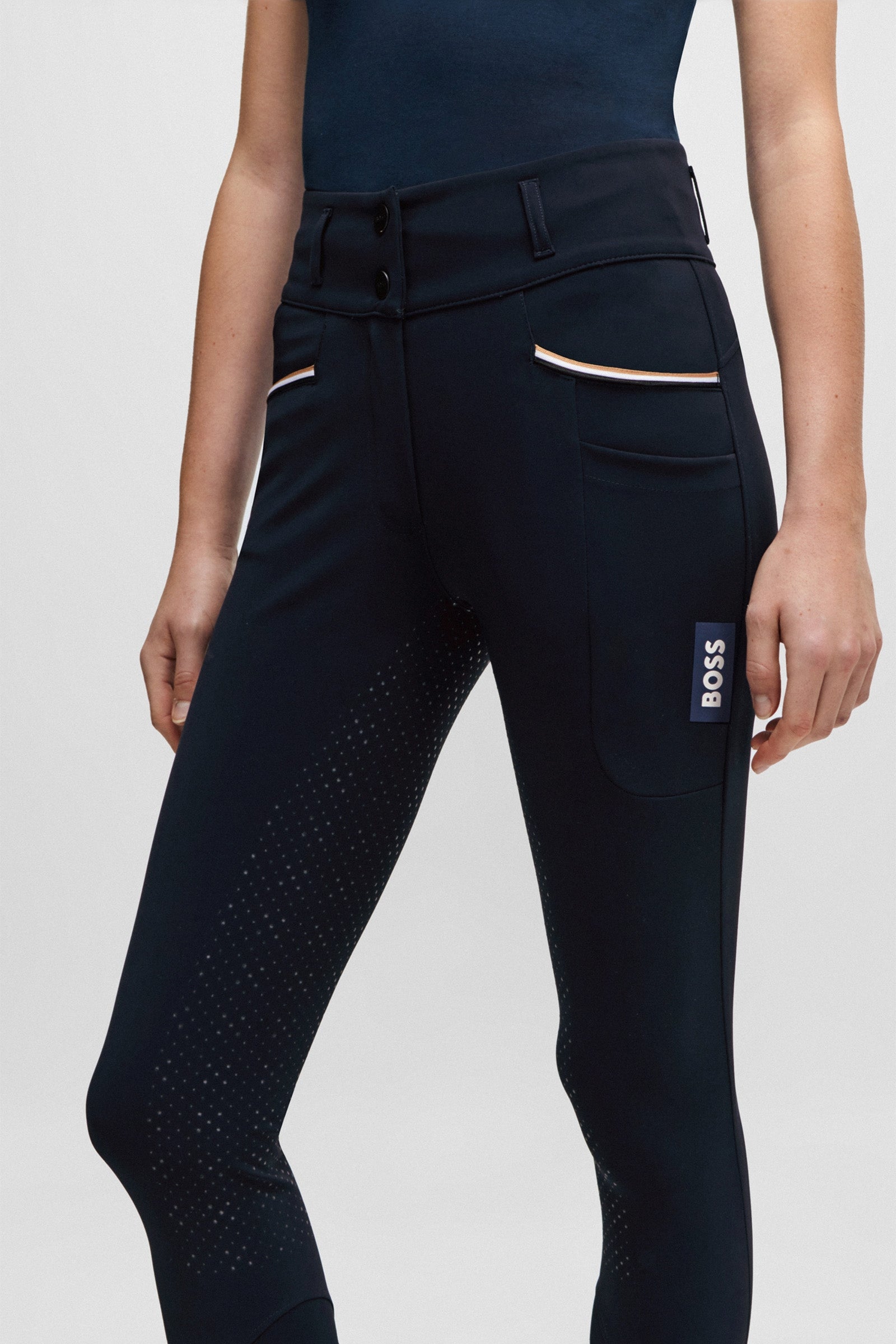 Boss Hailey Full Grip High Waist Summer Breeches Womens Breeches