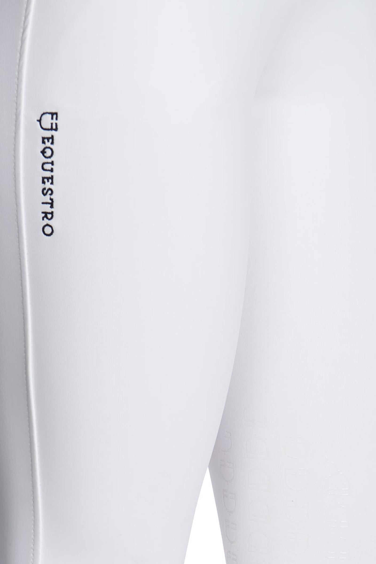 Equestro Women's Slim Fit Knee Grip Breeches With Logo Womens Breeches