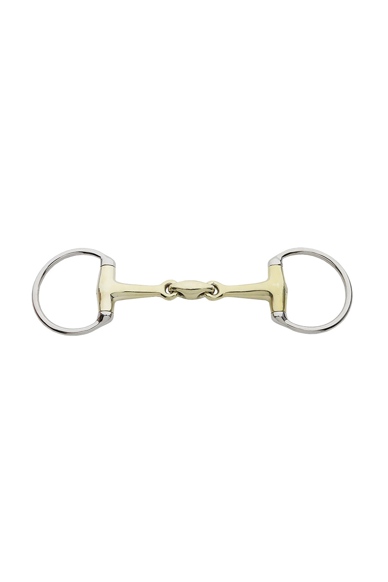 Kavalkade Eggbut snaffle bit, dupla csuklós KavalBits, 145mm Zablák