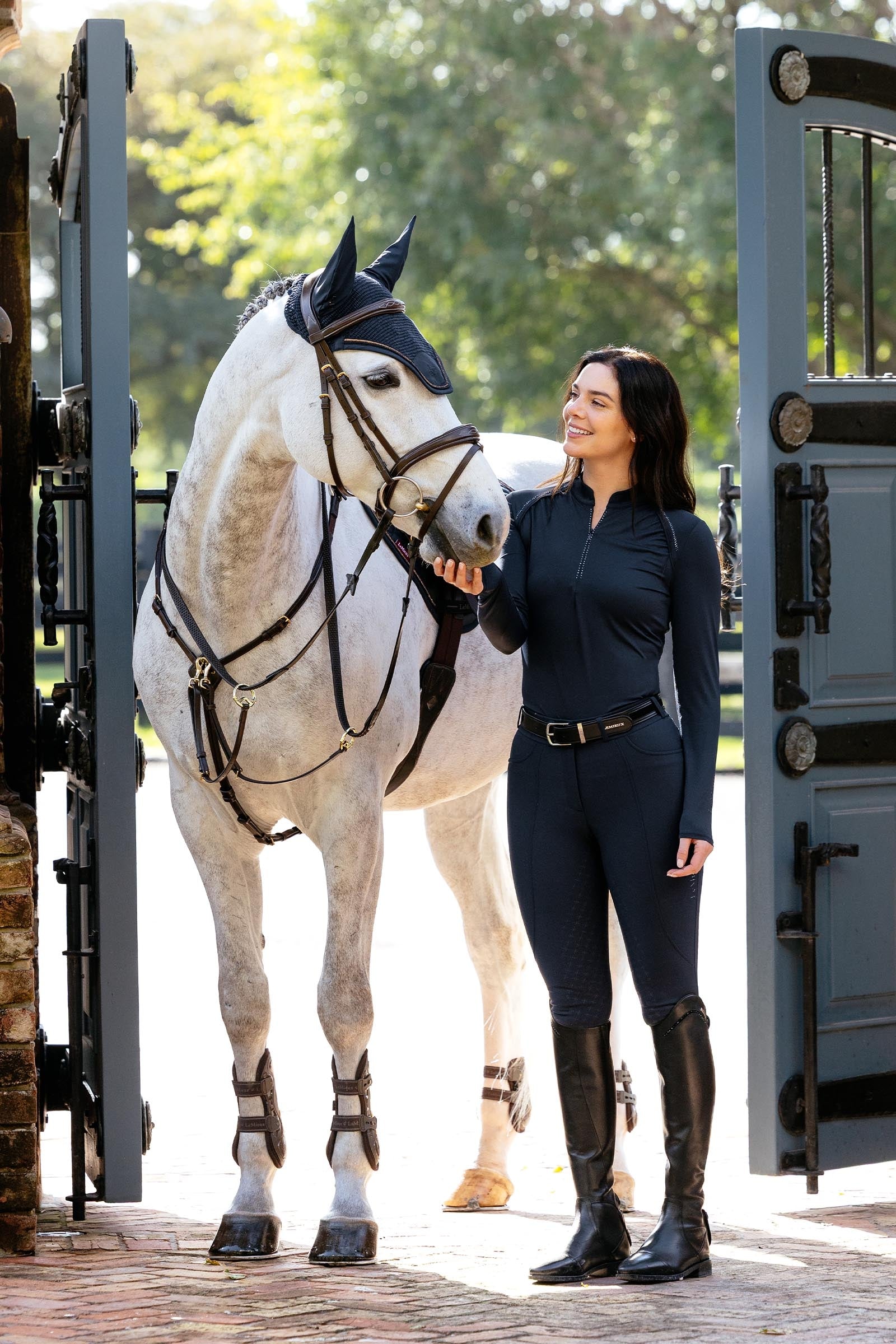 LeMieux Brilliance Fly Hood Saddle Pads